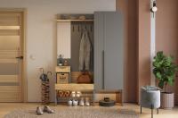 Прихожая Баско К2 графит дуб крафт золотой