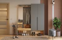 Прихожая Баско К1 графит дуб крафт золотой