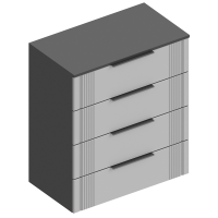 ееКомод с 4 ящиками 800х450х930